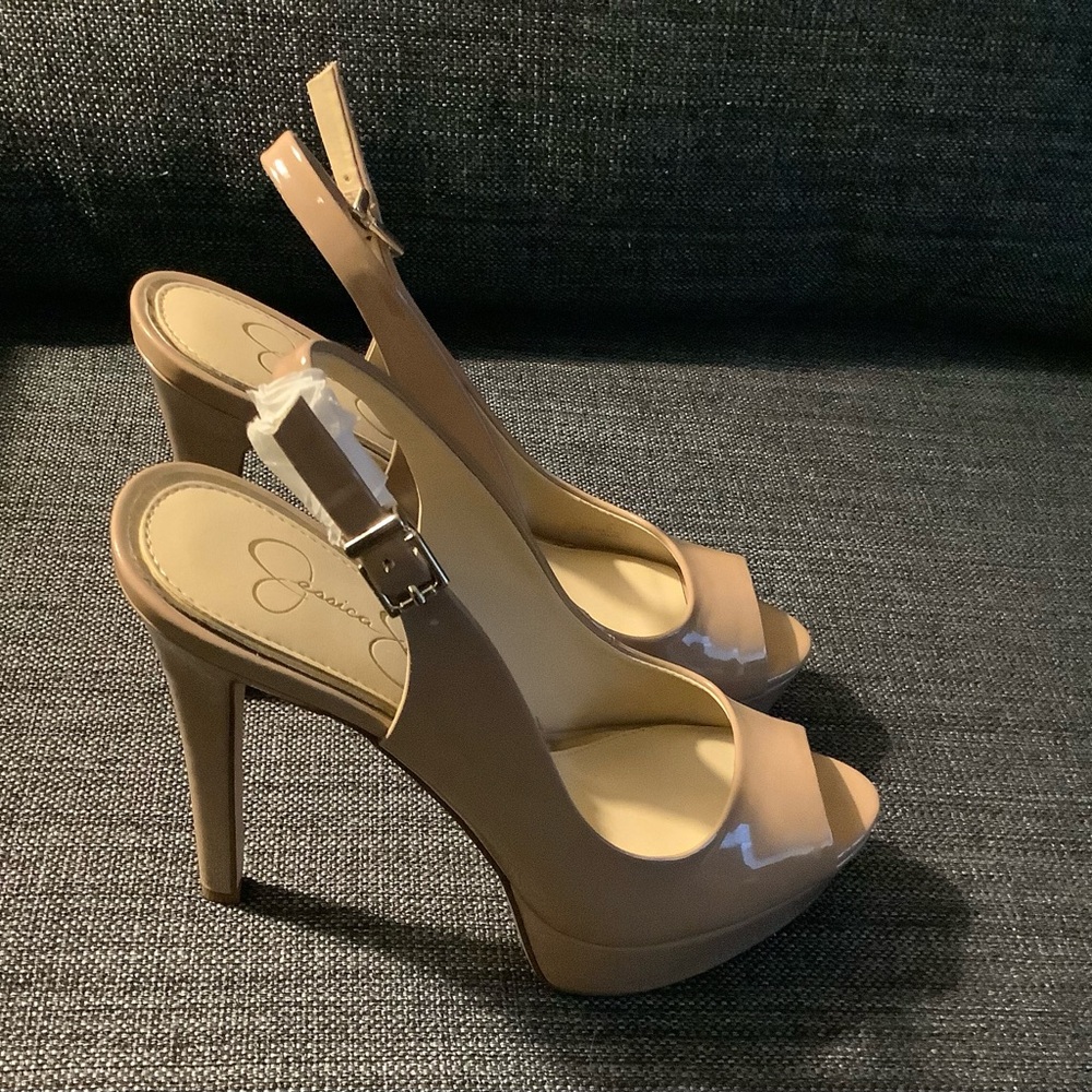 Jessica Simpson High Heel Slingbacks - Size 8 1/2 M
